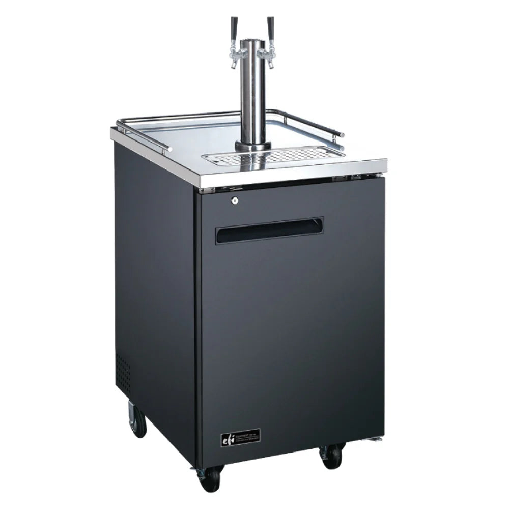 2-Tap Draft Beer Dispenser (Single Keg)