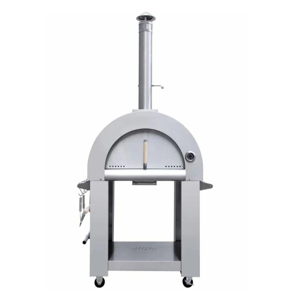 Wood-Fired Pizza Oven with Stand
